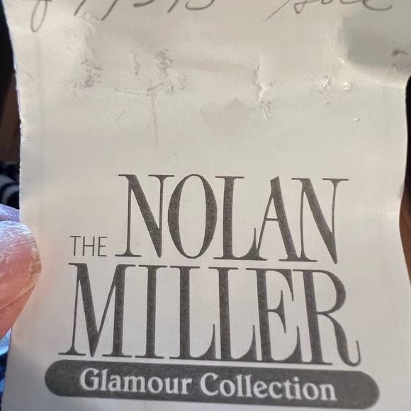 Nolan Miller Elegant Gold and Crystal Drop Earrings - Picture 5 of 6